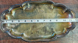 VTG Gorham Newport Silver Plate Heritage YB10 Bread Serving Tray Fluted