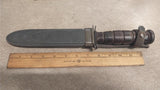Vintage Ka-Bar USN MKN Sheath Fighting Knife Scabbard Nord 4723 BM Hunting Blade