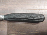 Vintage Cattaraugus Vanadium Knife Sharpener Bone? Handles Leather Holster