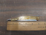 Wreck Hair Sharpener E Weck Co L1C1 NY USA Gold Sparkles Handle Straight Razor