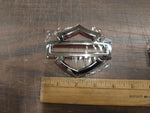 Chrome CVO Gas Tank Emblems Badges Stickers Harley Davidson Bar Shield 3 1/2" Pr