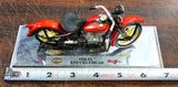 1936 EL Knucklehead V Twin Maisto Scale 1:18 Harley Motorcycle Toy Collectible