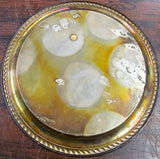 VTG WM Rogers 870 12" Chip/Dip Ornate Serving Platter Plate Silver Plated