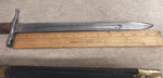 BEHR 180 2 Blade Bayonet Fixed Knife Scabbard WW2 Italian Military