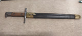 BEHR 180 2 Blade Bayonet Fixed Knife Scabbard WW2 Italian Military