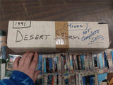 1991 Desert Storm Mixed Educational Collectible Cards lot 300 Plus Wax Cases