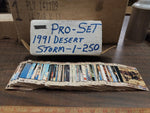 Pro Set 1991 Desert Storm-1-250 Educational Collectible Cards w/Box