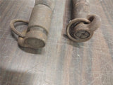 Vtg Antique Farm Hitch Tool Wooden Single Horse Mule Oxen Wagon Harness Plow