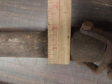 Vtg Antique Farm Hitch Tool Wooden Single Horse Mule Oxen Wagon Harness Plow