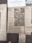 Vtg Four Days Book Death President Kennedy Pittsburgh Press Extra Clippings