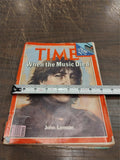 Vtg Time Magazine John Lennon December 22, 1980 Reading History Music Died