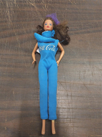 1966 Mattel Inc Brown Hair Blue Eye Coca Cola Outfit Barbie Scarf Accessories