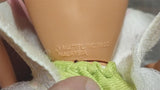 1960s Mattel Dressed Up Blonde Hair Blue Eyes Barbie White Glitter Dresses Tan