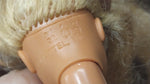 1960s Mattel Dining Blonde Hair Blue Eye Dinner Barbie Navy Blue Dress Pink Silk