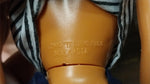 1960s Mattel Dining Blonde Hair Blue Eye Dinner Barbie Navy Blue Dress Pink Silk