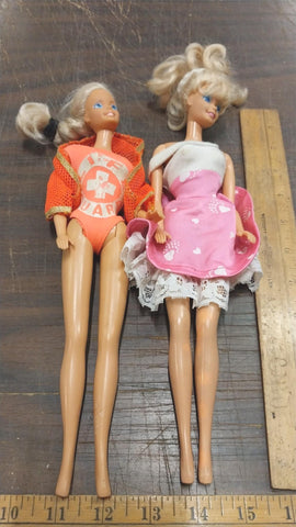 1960s Mattel Lifeguard Swimwear Pink Lunch Date Barbie Blonde Hair Blue Eyes
