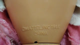 1960s Mattel Lifeguard Swimwear Pink Lunch Date Barbie Blonde Hair Blue Eyes