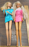 196s Mattel Dance Club Party Barbie Blue Hot Pink Dress Blonde Hair Blue Eyes