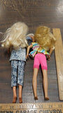 1970s Mattel Barbie Little Sister Denim Outfit Pink Short Blonde Hair Blue Eyes