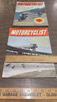 Vtg 2 Magazines Motorcyclist Jan 1967 May 1966 Races Advertising Reading Collect