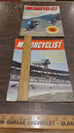 Vtg 2 Magazines Motorcyclist Jan 1967 May 1966 Races Advertising Reading Collect
