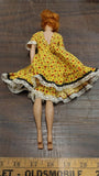 1958 Mattel MCMLV111 Vintage Filly Dress Red Short Hair Blue Eyes