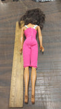 1966 Mattel Work Out Dance Short Brown Hair Brown Eyes Pink Stars