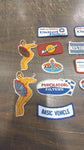 Vtg Embordered Patches Mix Match Lot 16 Ladies Amoco Cities Service Untied Delco