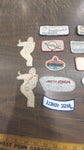 Vtg Embordered Patches Mix Match Lot 16 Ladies Amoco Cities Service Untied Delco