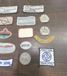 Vtg Embordered Patches Mix Match Lot 16 Ladies Amoco Cities Service Untied Delco