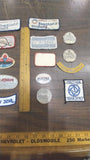 Vtg Embordered Patches Mix Match Lot 16 Ladies Amoco Cities Service Untied Delco