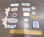 Vtg Embordered Patches Mix Match Lot 16 Ladies Amoco Cities Service Untied Delco