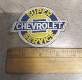 Vintage Super Chevrolet Service Patch 1950 Mechanic Jacket Work Shirt GM
