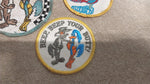 Vtg Mopar Muscle Car Plymouth Road Runner Set of 3 Patches Beep Beep