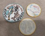 Vtg Mopar Muscle Car Plymouth Road Runner Set of 3 Patches Beep Beep