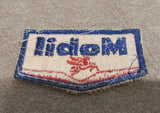 Vintage Mobil Gas Oil Pegasus Embroidered Sew on Only Patch Navy Blue Red Gold