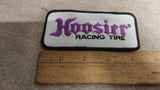 Hoosier Racing Tire Authentic Vintage Patch 70s 80s Drag Purple Logo Black Borde