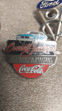 Ford & Barrett Jackson Coca Cola Collection Car Auction Pins Est. 1971 Logos