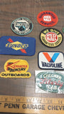 Lot of 10 Patches Outboards Gulf Red Ball Sportsman Scotty Sunoco Valvoline Cab