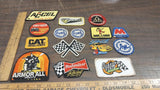 Lot of 15 Patches Racing Oil Armor All Budweiser Grey Rock Cat Deisel Pure Hodak