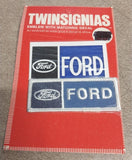 Ford  Twinsignias Emblem w/ Matching Decal Embroidered Patch Self Stick Decal