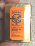 Brass Zippo Camel Powered #23 Jimmy Spencer Bradford Pa Nascar May 1997