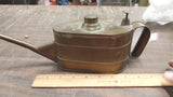 Brass Railroad Oil Can Vtg Antique Rare PAT'D May 88 March 90