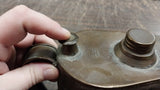 Brass Railroad Oil Can Vtg Antique Rare PAT'D May 88 March 90