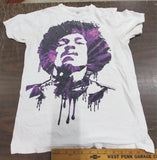 Meduim 2015 Authentic Jimmy Hendrix T-shirt White Purple Black Pink Music