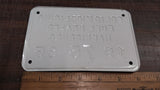 Vtg Solid Liquid Fuel Dealer Harrisburg Blue Tin Plates Tags Oil 1985
