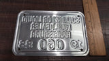 Vtg Gold Oil Gas Tags Plate 1988 Solid Liquid Fuel Dealer Harrisburg Tin Sign