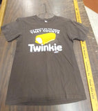 2010 Small Brown Hostess Twinkie T-shirt "Its what's on the inside that counts"