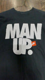 Black Man Up Nike Standard Fit Medium T-shirt Casual Men