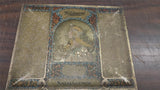 Vtg Whitmans 1920s Candy Metal Tin Trinket Nouveau Mosaic Salmagundi Art